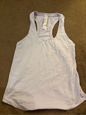 lululemon athletica Light Lavender Racerback Tank